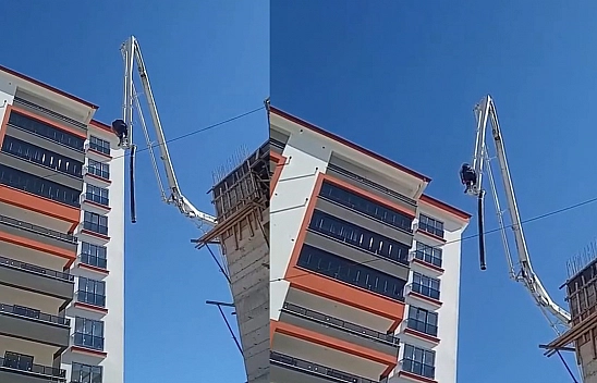 Elazığ'da ölüme meydan okudu