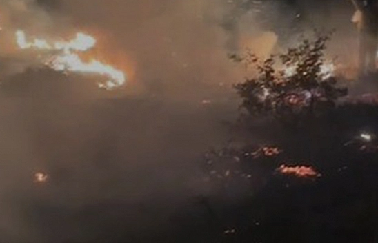 Elazığ'da otluk alanlarda yangın çıktı