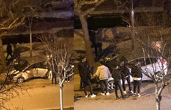 Elazığ'da Otomobil Aydınlatma  Direğine Çarptı