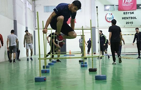 Elazığ'da pomem sınavı öncesi antrenman maratonu