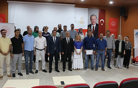 Elazığ'da psikososyal destek personeline sertifika