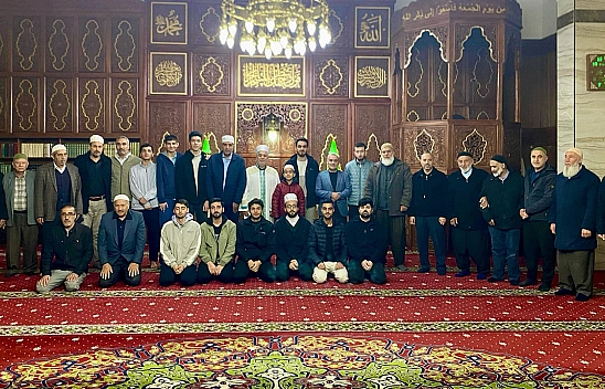 Elazığ'da sabah namazı buluşmaları Sait Koç Camii'nde devam etti