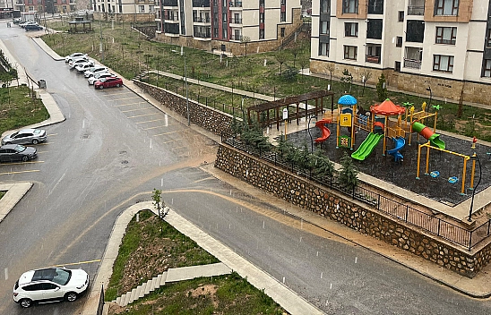 Elazığ'da sağanak etkili oluyor