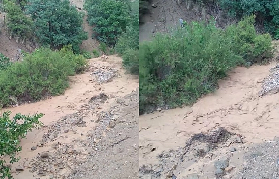 Elazığ'da Sağanak Yağış Etkili Oldu: Dereler Taştı