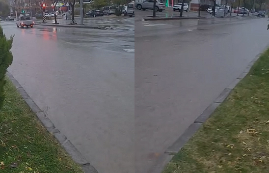 Elazığ'da sağanak yağış etkisini sürdürüyor