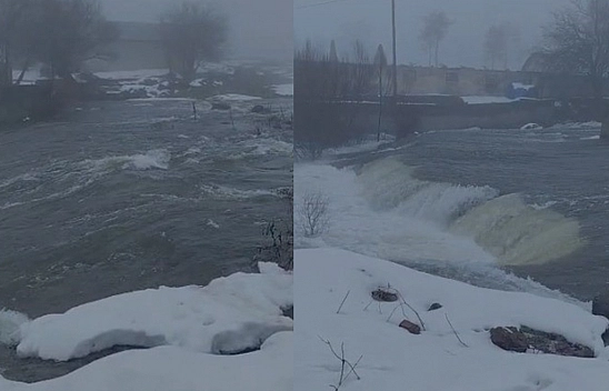 Elazığ'da sağanak yağış sonrası dereler coştu