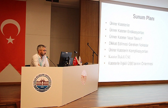 Elazığ'da sağlık çalışanlarına kateter eğitimi