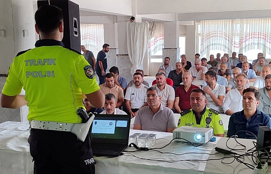 Elazığ'da servis şoförlerine eğitim verildi