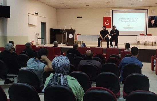 Elazığ'da sigarayı bırakma kampanyası çalışmaları