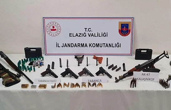 Elazığ'da Silah Kaçakçılığı Operasyonu