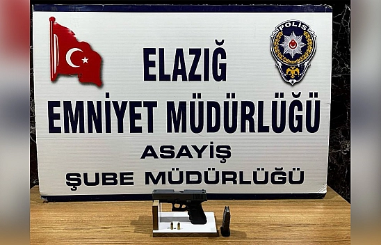 Elazığ'da silahlı saldırgan tutuklandı!