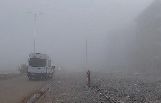 Elazığ'da sis etkili olmaya devam ediyor