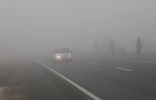 Elazığ'da Sis Etkisini Göstermeye Devam Ediyor