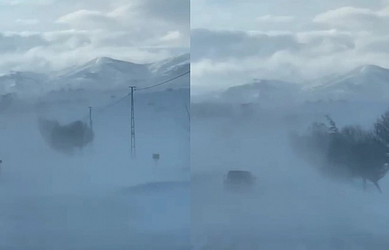 Elazığ'da sis sürücülere zor anlar yaşattı