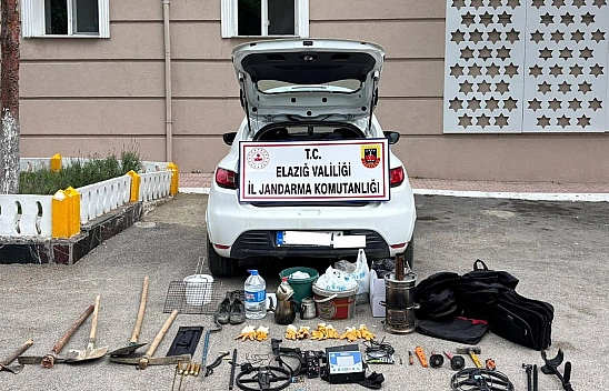 Elazığ'da Sit Alanda Kazı Yapan 5 Kişi Yakalandı