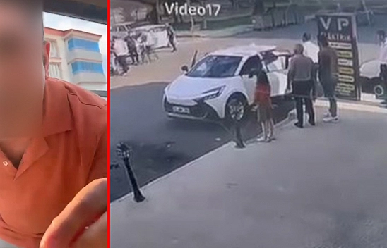 Elazığ'da sokak ortasında saldırı: Sürücüye ve aracına saldırdı