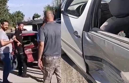 Elazığ'da sürücü iki araca çarptı!