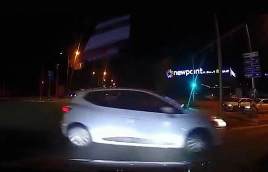 Elazığ'da Sürücünün Dikkati Kazayı Önledi