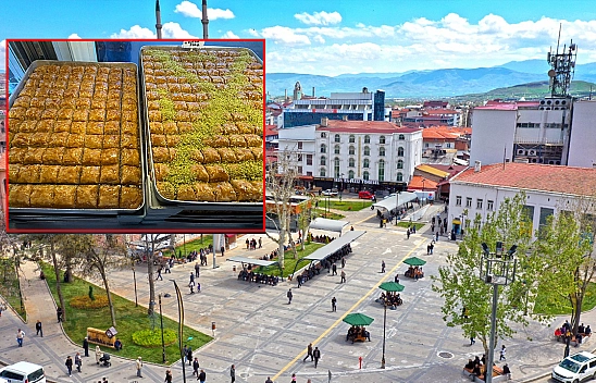 Elazığ'da tatlıcılarda bayram yoğunluğu