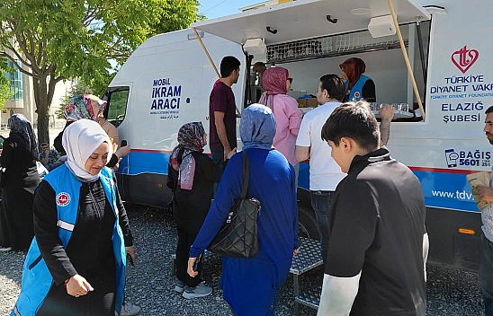 Elazığ'da TDV'den sahaya yeni güç: Mobil hizmet aracı hizmete girdi