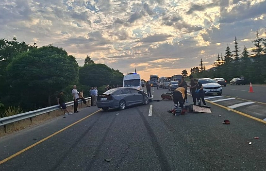 Elazığ'da trafik kazası: 1 ölü 1 yaralı