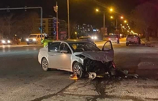 Elazığ'da Trafik Kazası 1 Yaralı 