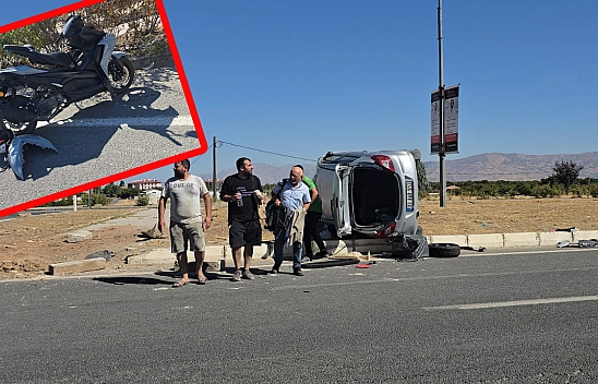 Elazığ'da trafik kazası: 2 yaralı