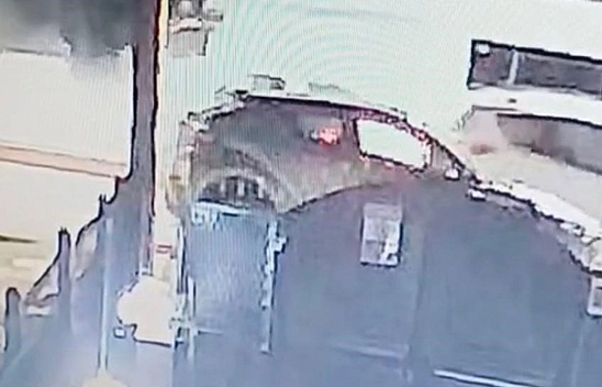 Elazığ'da trafik kazası kamerada