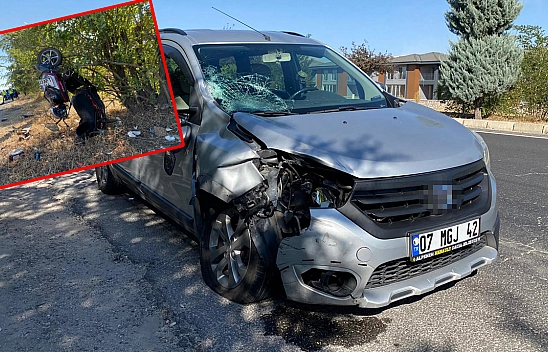 Elazığ'da trafik kazası: Motosiklet sürücüsü yaşamını yitirdi