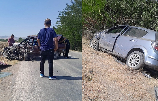 Elazığ'da trafik kazası!