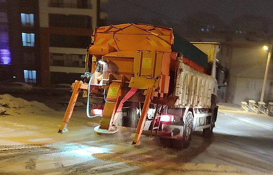 Elazığ'da tuzlama çalışması