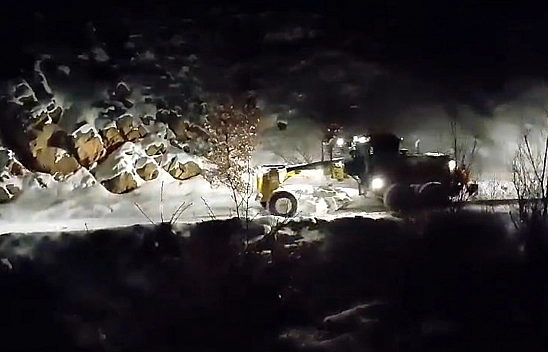 Elazığ'da ulaşıma kapalı 105 köy yolu için çalışmalar devam ediyor