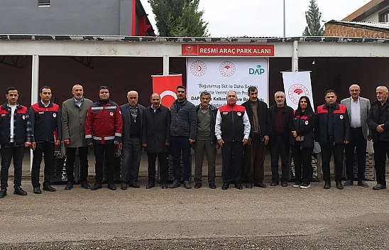 Elazığ'da üreticilere süt soğutma tankı dağıtıldı