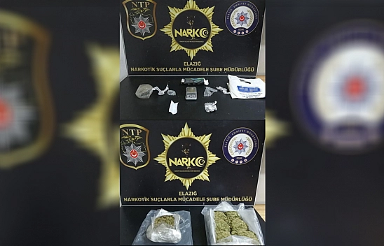 Elazığ'da Uyuşturucu Madde Satan 3 Kişi Yakalandı