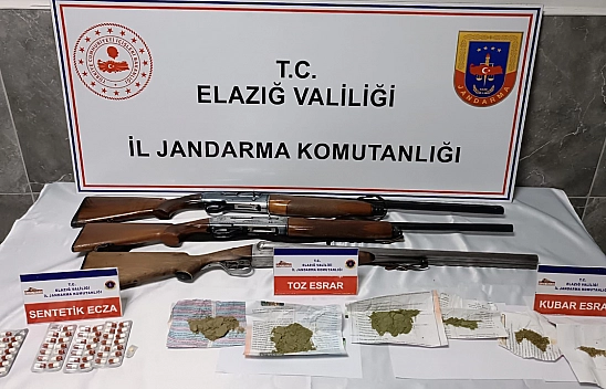Elazığ'da Uyuşturucu Operasyonu