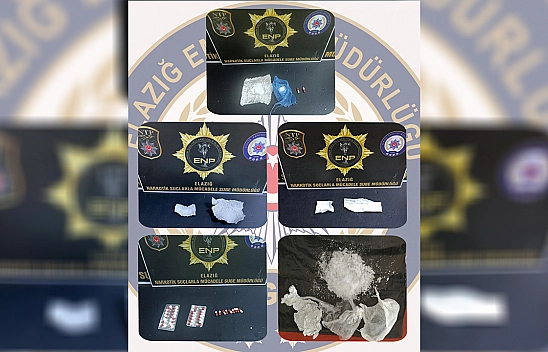 Elazığ'da Uyuşturucu Operasyonunda 3 Kişi Tutuklandı