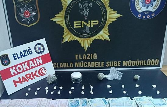 Elazığ'da uyuşturucu operasyonları hız kesmeden devam ediyor