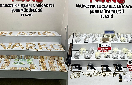 Elazığ'da uyuşturucu operasyonu!