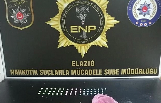 Elazığ'da uyuşturucu taciri tutuklandı