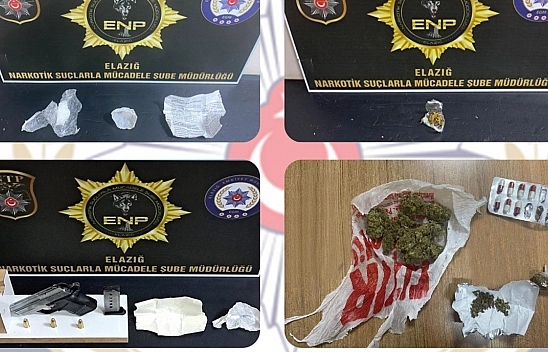 Elazığ'da Uyuşturucuya Geçit Yok