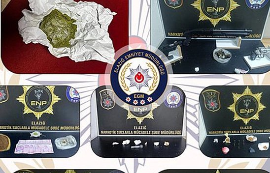 Elazığ'da uyuşturucuya geçit yok!