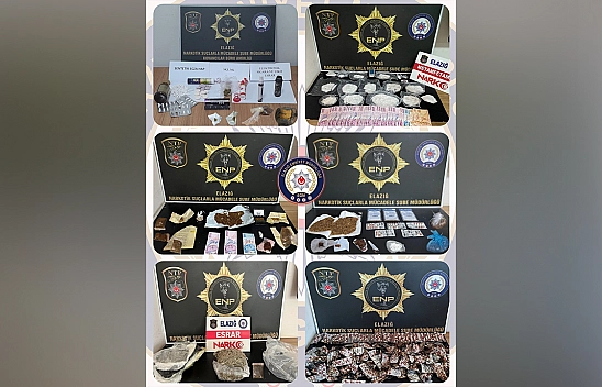 Elazığ'da uyuşturucuya geçit yok