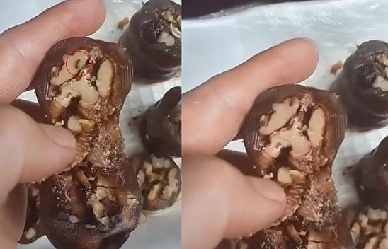 Elazığ'da vatandaşın aldığı orcikten böcek çıktı