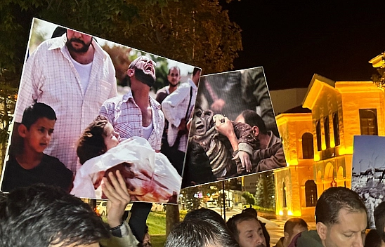 Elazığ'da Vatandaşlar Filistin İçin  Bir Araya Geldi