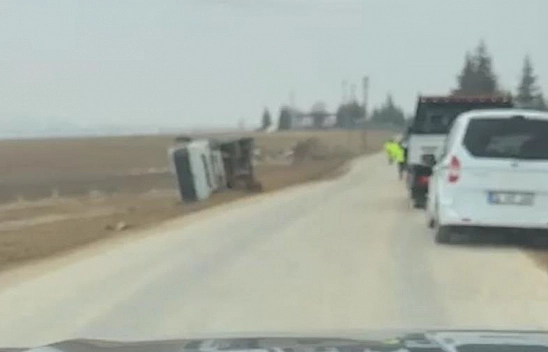 Elazığ'da 'Yan yatmalı' kaza