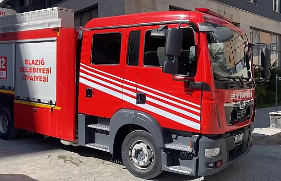 Elazığ'da yangın paniği