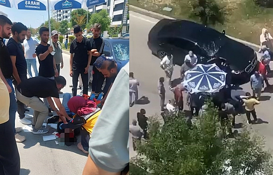 Elazığ'da yaralıyı böyle korudular