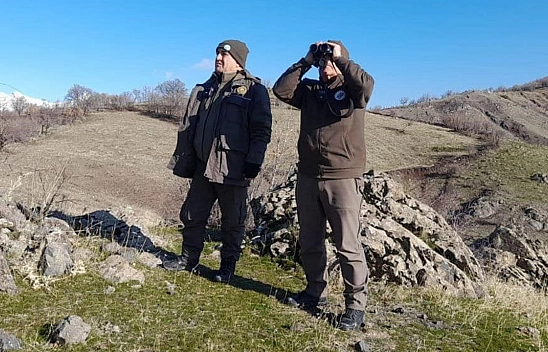 Elazığ'da yasadışı avlandı tespit edilen 3 kişiye idari işlem