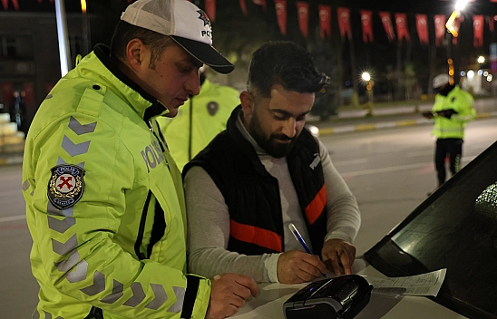 Elazığ'da yeni yılın ilk cezası