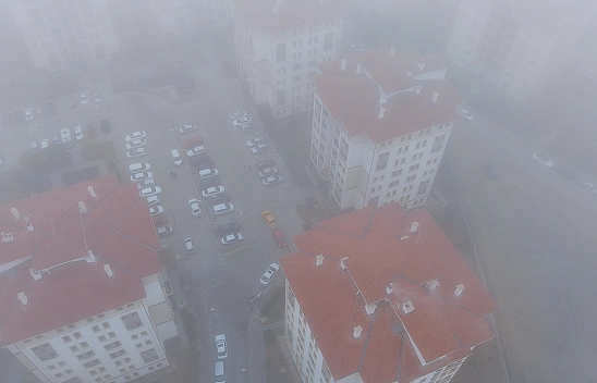 Elazığ'da yoğun sis etkili oldu